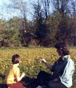 1983 annual Backyard dandilion Family fest Friends June Us